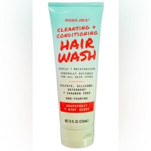 Trader Joe's Cleansing & Conditioning Hair Wash- NEW Sealed
8 fl oz